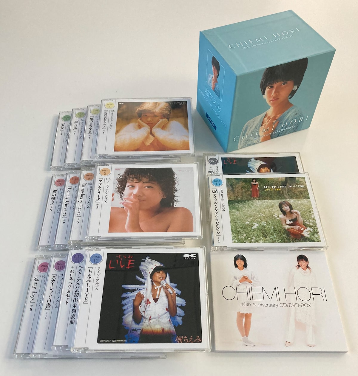 堀ちえみ「堀ちえみ 40周年アニバーサリー CD / DVD-BOX」展開画像 