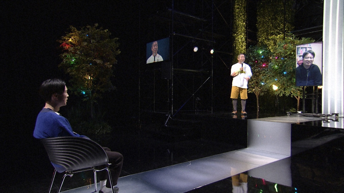 NHK総合「レギュラー番組への道 『フェス・アローン！ひとりのあなたへ愛と平和の30分』」より。  (c)NHK