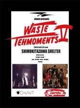 「downt presents "Waste The Moments II"」告知ビジュアル