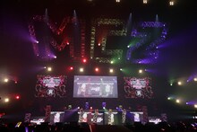 ももいろクローバーZ「ももクロくらぶxoxo ～バレンタイン DE NIGHT だぁ～Z！2023」の様子。（撮影：笹森健一）