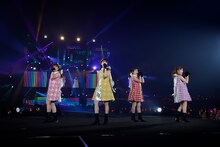 ももいろクローバーZ「ももクロくらぶxoxo ～バレンタイン DE NIGHT だぁ～Z！2023」の様子。（撮影：笹森健一）