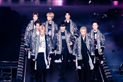 人気画像5位は「Stray Kidsの日本アンコール公演が開幕！声出し解禁したSTAYの声聞き『これ以上うれしいことはない』」より、Stray Kids。（撮影：田中聖太郎）