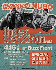 ORESKABANDとNUBO、横浜BuzzFrontでツーマンライブ