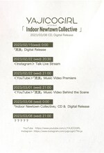YAJICO GIRL「Indoor Newtown Collective」告知ビジュアル