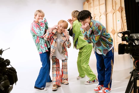 左からシューヤ、マサヒロ、アロハ、ハル。（撮影：曽我美芽）