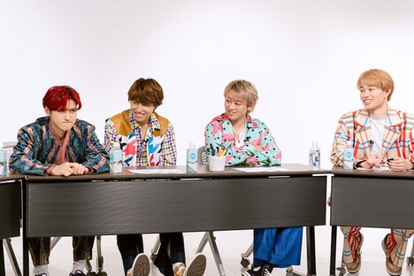 左からユーキ、タカシ、シューヤ、マサヒロ。（撮影：曽我美芽）