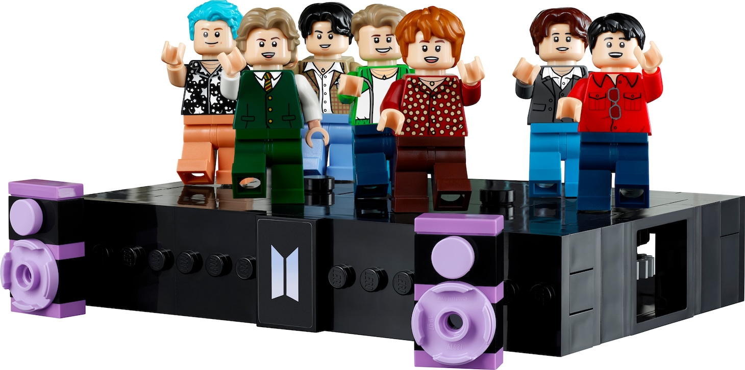レゴになったBTS。(c)2023 The LEGO Group. (c)BIGHIT MUSIC & HYBE. All Rights Reserved.
