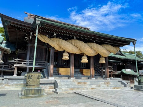 福岡県福津市にある宮地嶽神社。