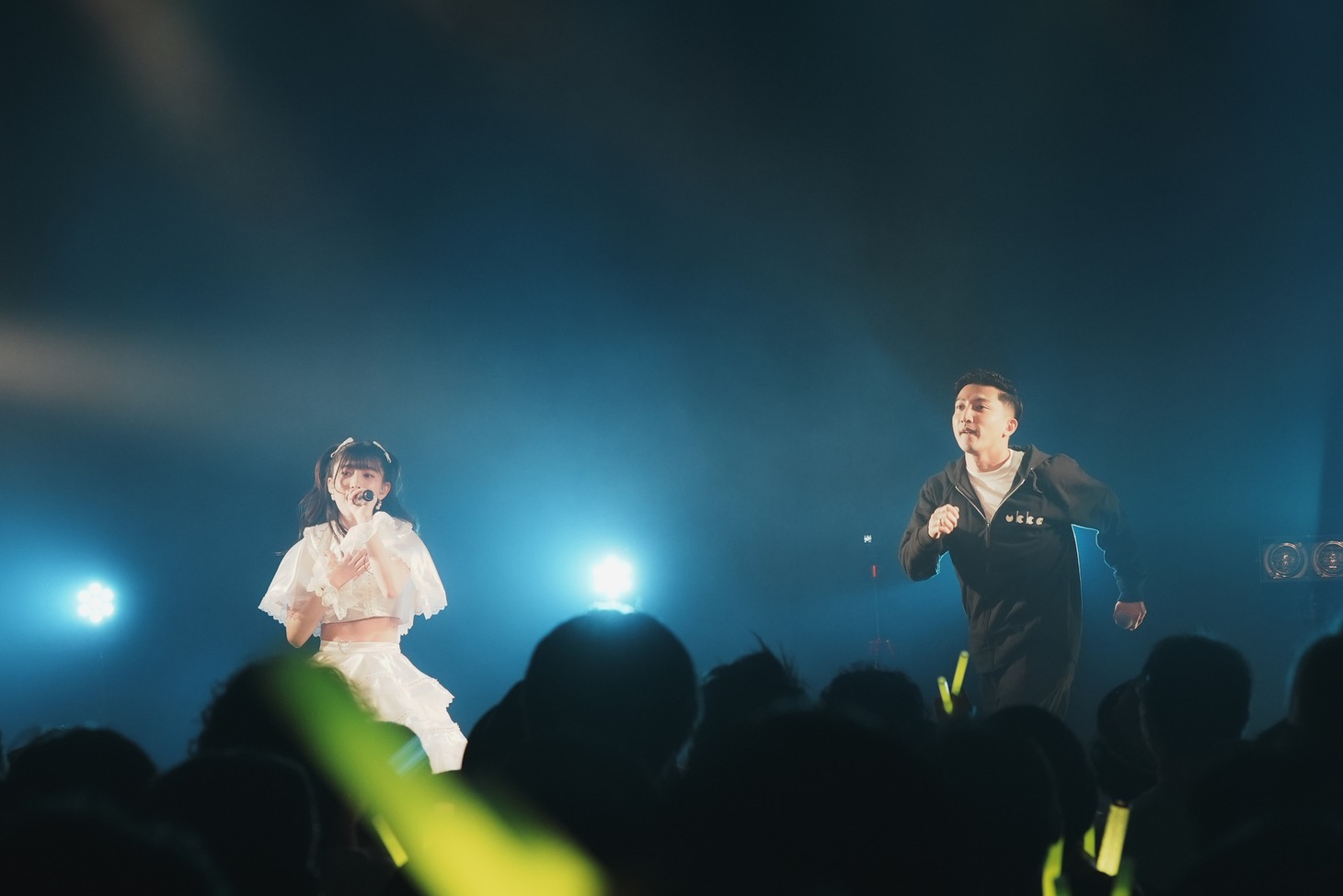芹澤もあ（ukka）と後藤祐樹。（撮影：高田メタル）