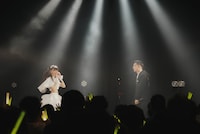 芹澤もあ（ukka）と後藤祐樹。（撮影：高田メタル）