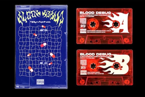 TORIENA「BLOOD DEBUG」カセットテープ見本