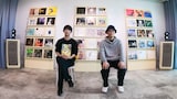 空想委員会。左から岡田典之(B)、三浦隆一(Vo, G)。