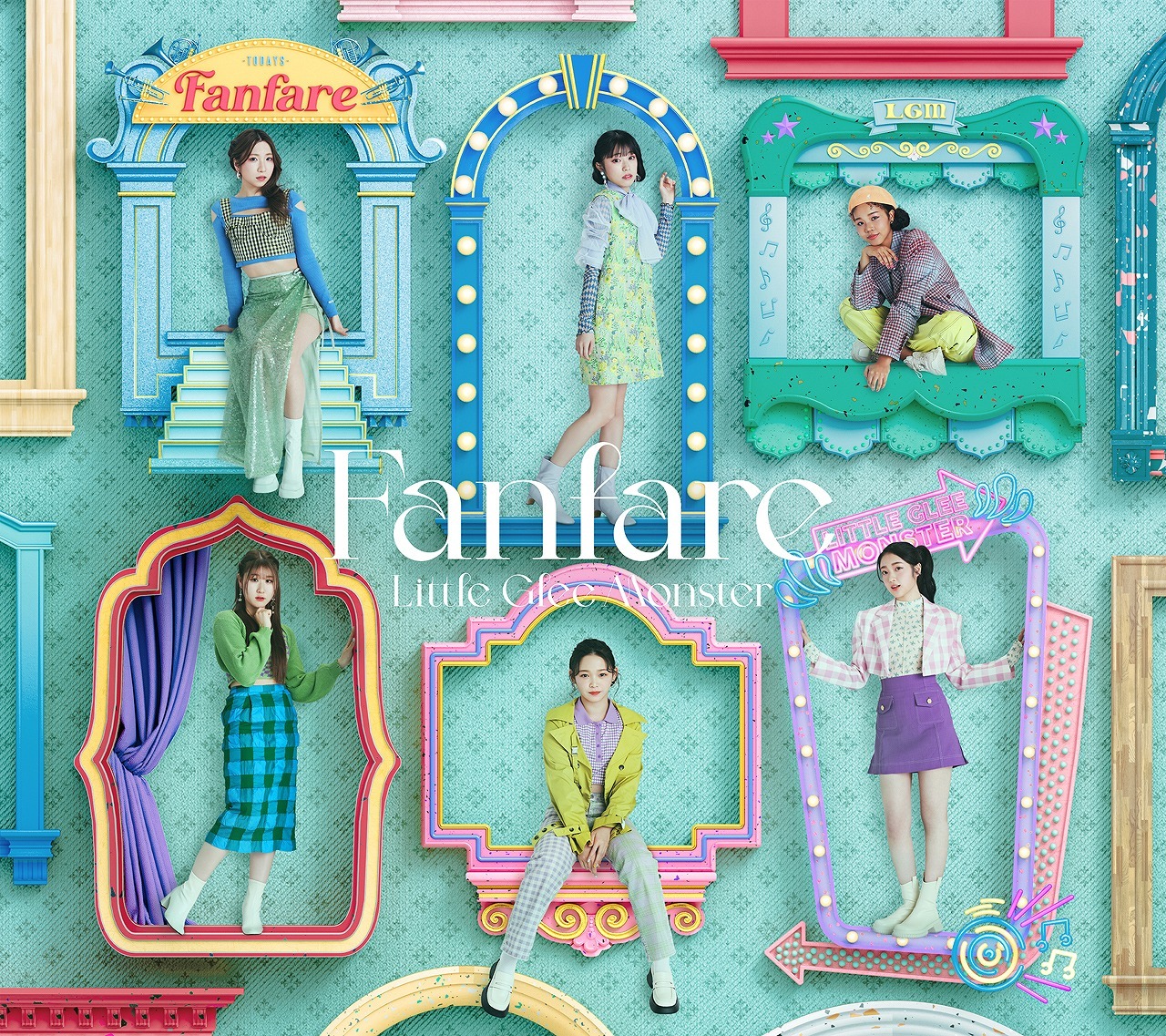 Little Glee Monster「Fanfare」初回限定盤Bジャケット