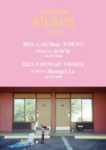 「おかもとえみ wwavess TOUR」告知ビジュアル