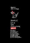 「PEOPLE 1 2023 SS TOUR "PEOPLE SAVE THE F×××ING WORLD"」告知ビジュアル
