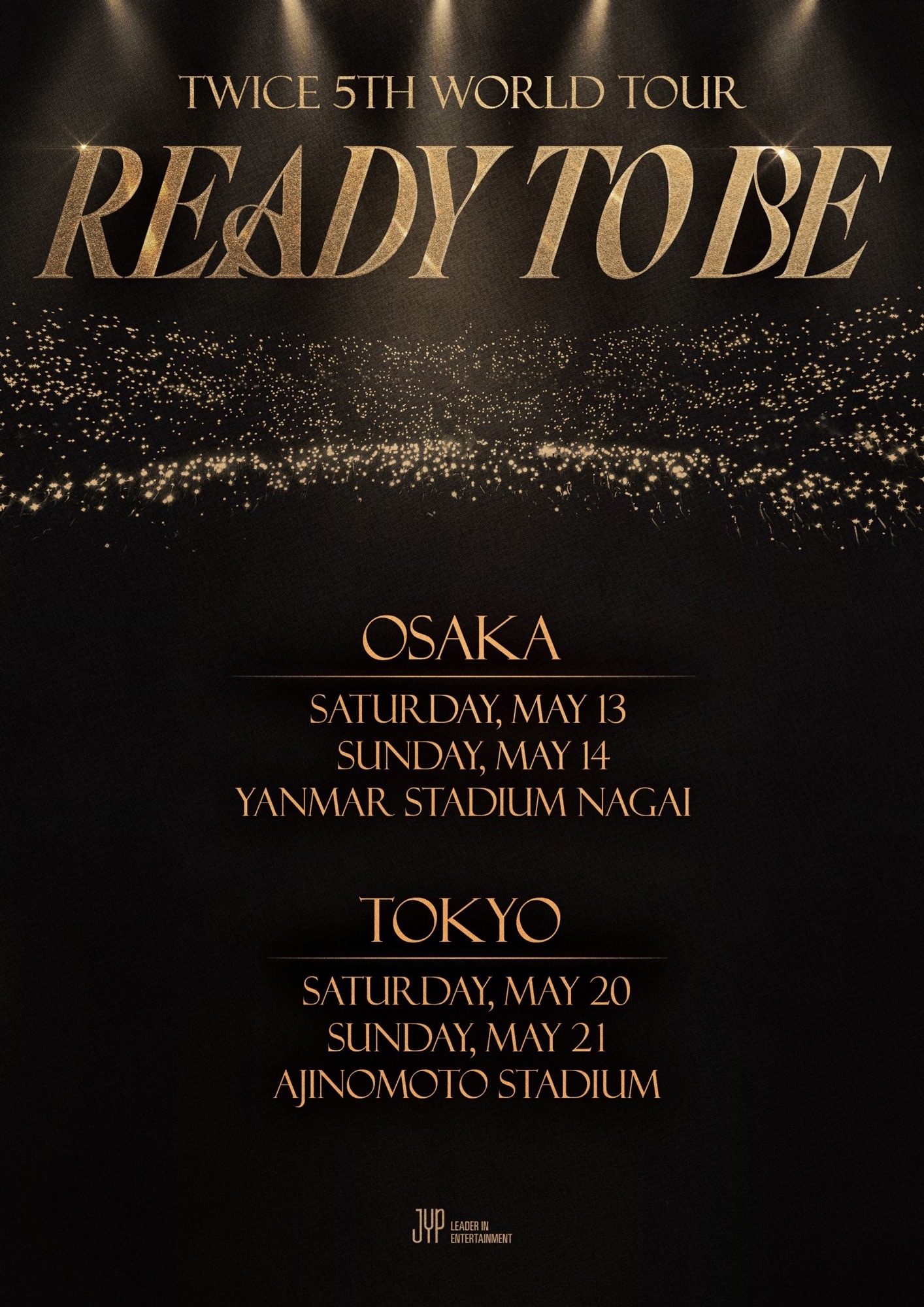 「TWICE 5TH WORLD TOUR ‘READY TO BE’」告知ビジュアル