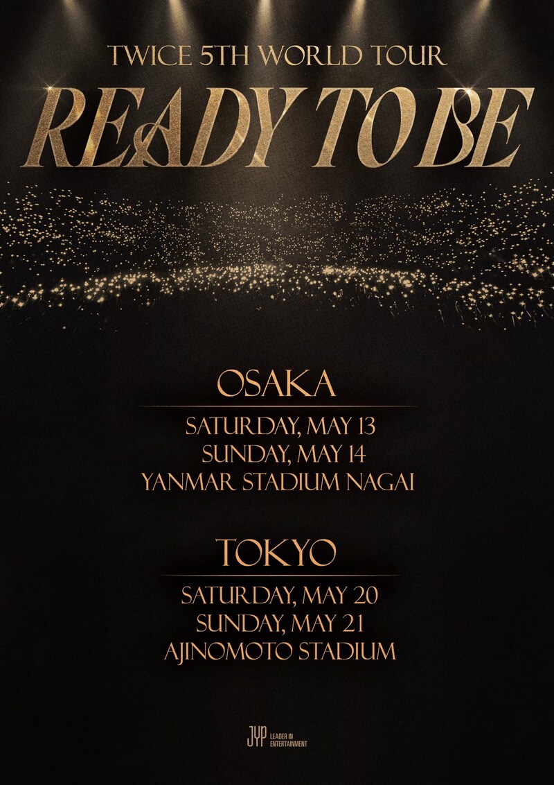 「TWICE 5TH WORLD TOUR ‘READY TO BE’」告知ビジュアル