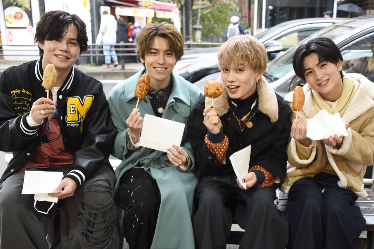 カイチームの（左から）カイ、タカシ、マサヒロ、ハル。 - 超特急