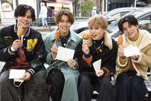 カイチームの（左から）カイ、タカシ、マサヒロ、ハル。