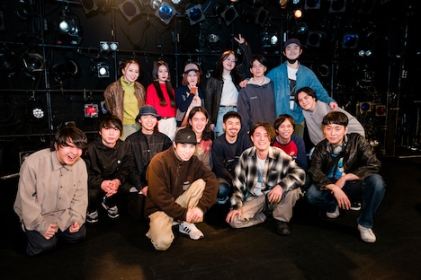 「DYGL JAPAN TOUR 2023」東京・渋谷CLUB QUATTRO公演より、DYGL、Strip Joint、ANORAK!。（Photo by Yukitaka Amemiya）