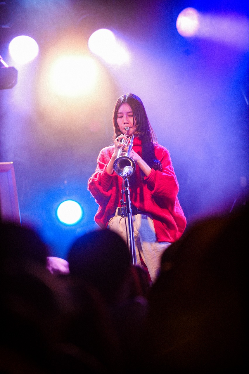 Momoka Amemiya（Tp / Strip Joint）（Photo by Yukitaka Amemiya）