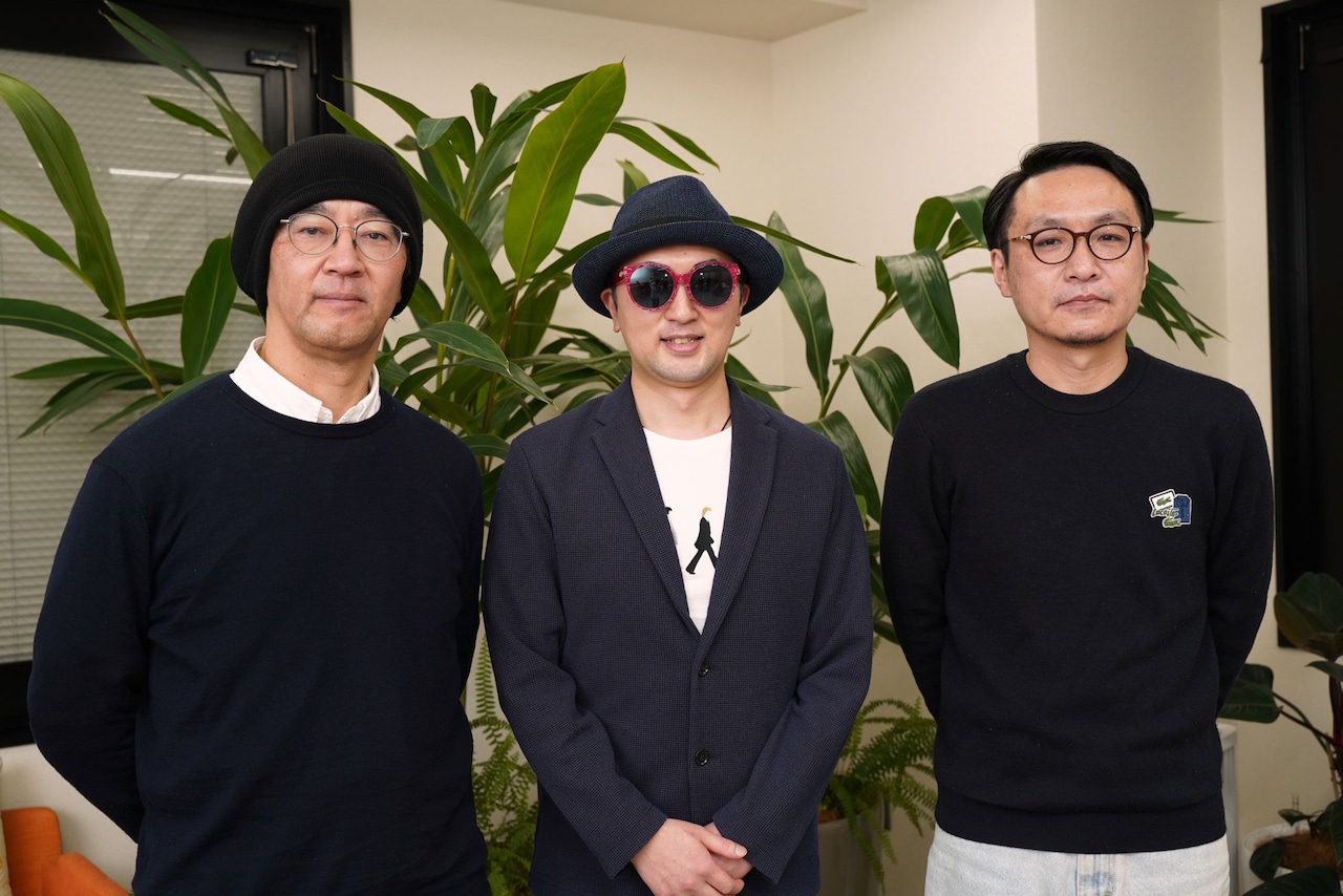 左から佐々木敦、星部ショウ、南波一海。