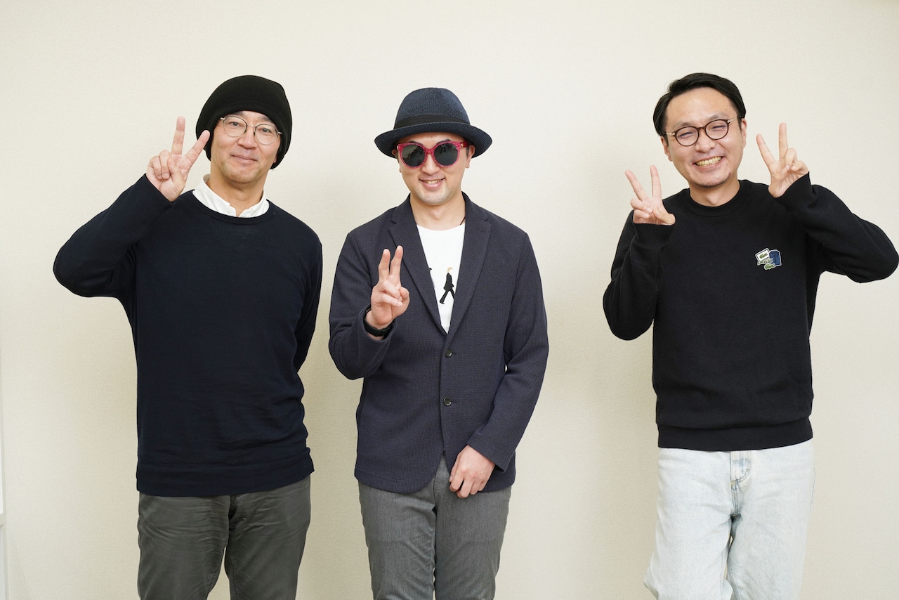 左から佐々木敦、星部ショウ、南波一海。