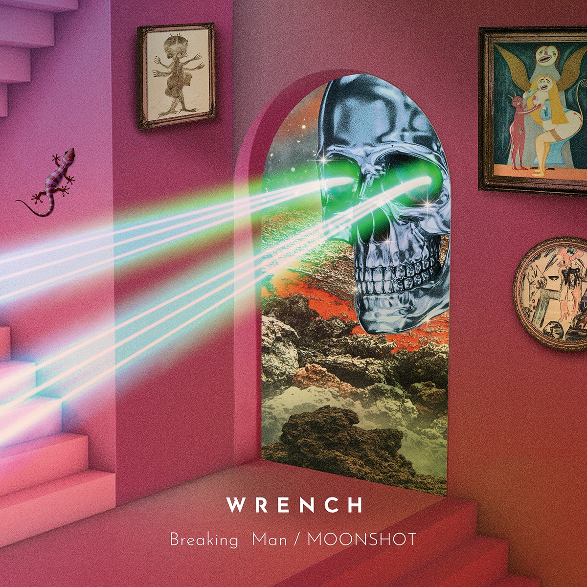 WRENCH「Breaking Man / MOONSHOT」ジャケット
