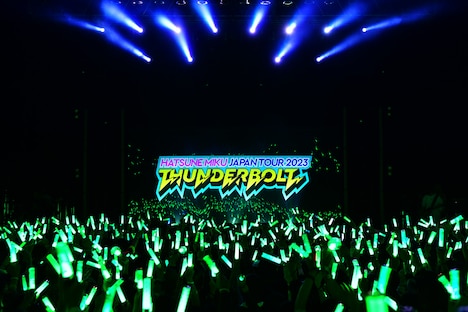 「初音ミク JAPAN TOUR 2023 ～THUNDERBOLT～」愛知・Zepp Nagoya公演の様子。(c)CFM/(c)SEGA