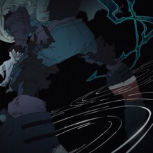 SIX LOUNGE「キタカゼ」期間生産限定盤ジャケットの裏面。(c)堀越耕平／集英社・僕のヒーローアカデミア製作委員会