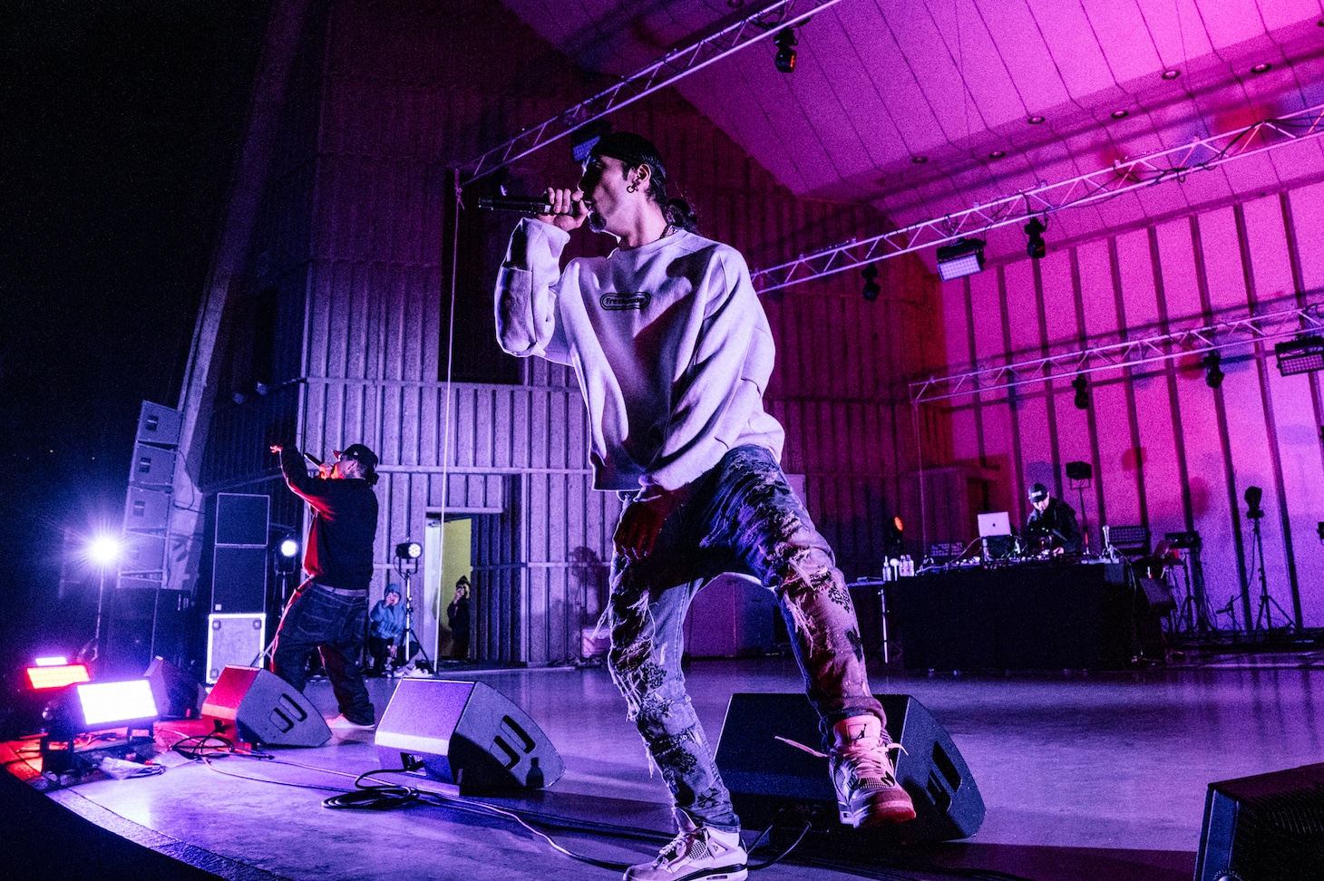 ralphとJin Dogg。（撮影：ハタサトシ）