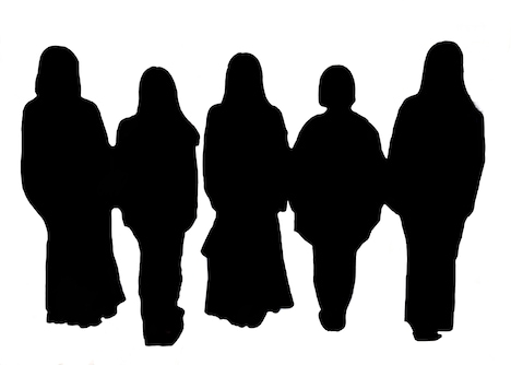 新メンバーを加えた九州女子翼のシルエット。