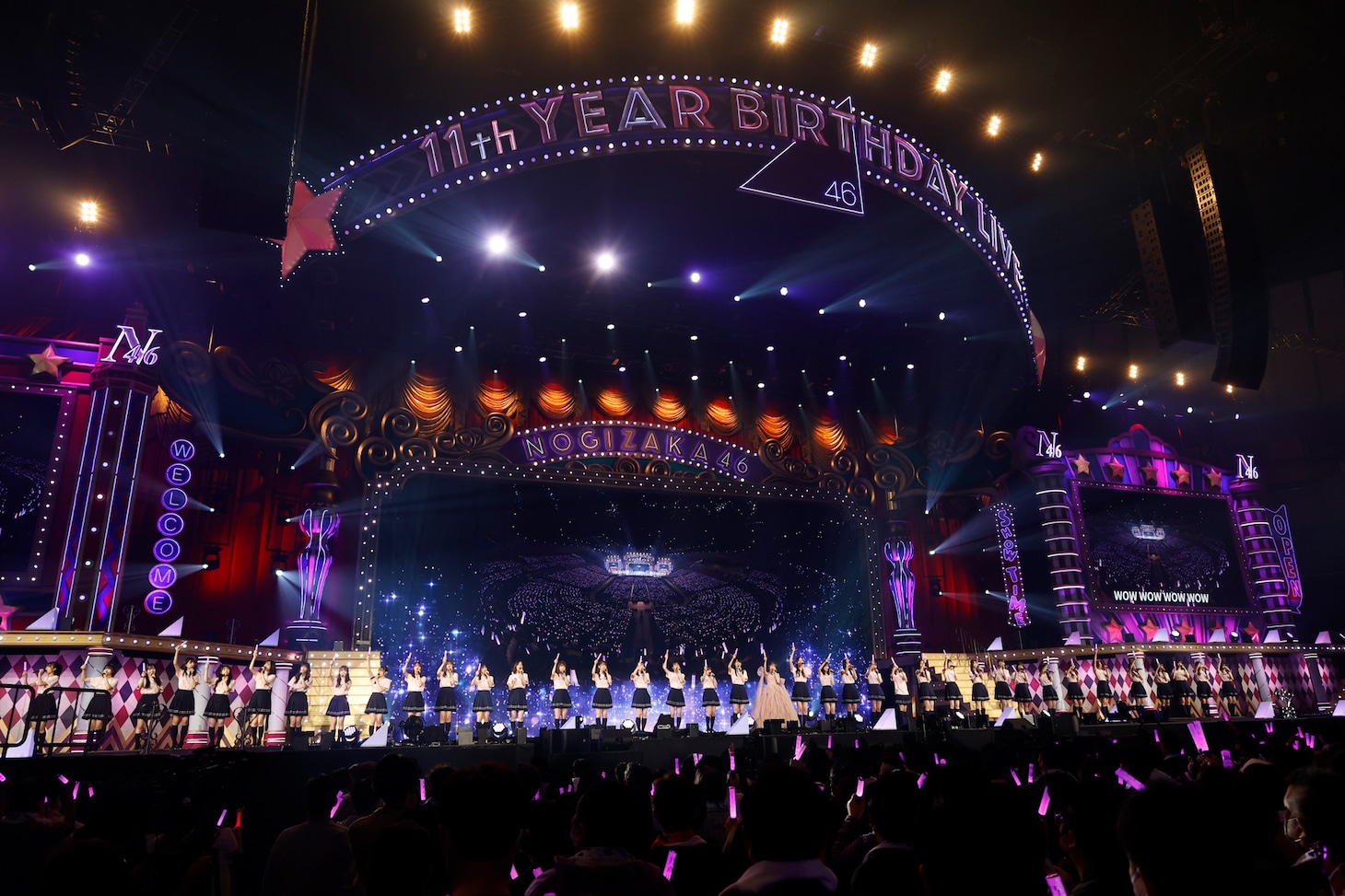 「乃木坂46 11th YEAR BIRTHDAY LIVE ～秋元真夏 卒業コンサート～」の様子。 (c)乃木坂46LLC