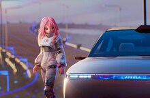 APOKIとソニー・ホンダモビリティ「AFEELA」プロトタイプ。