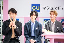 左から佐藤大樹、堀夏喜、澤本夏輝。