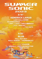 「SUMMER SONIC 2023」の「OSAKA」出演者一覧。