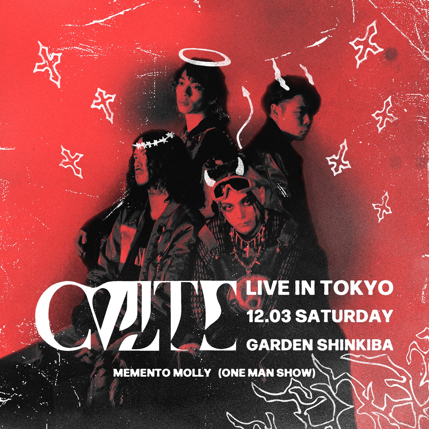 CVLTE「MEMENTO MOLLY （Live at Garden Shinkiba Factory 2022.12.03）」ジャケット