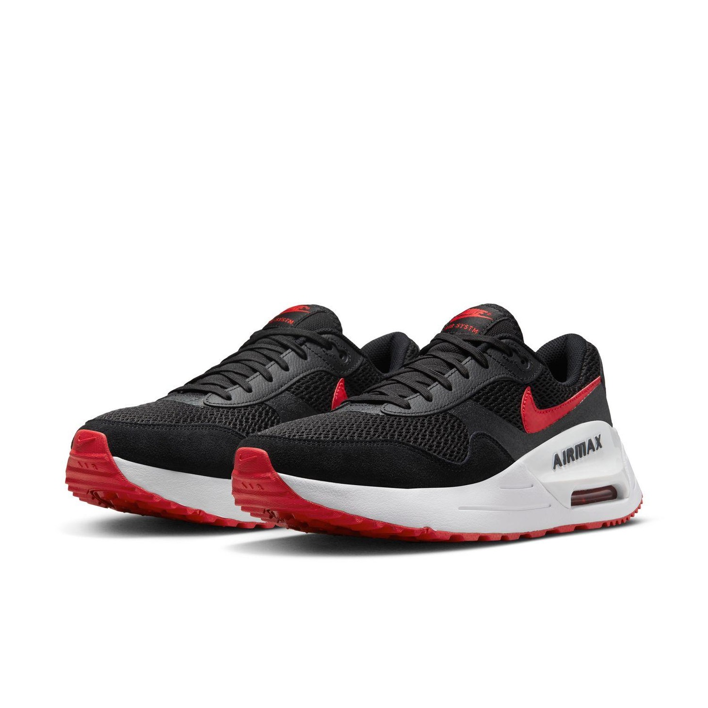 「AIR MAX SYSTM」005BLK/UNVRED（K着用モデル）