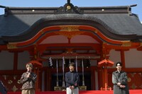 映画「東京リベンジャーズ2 血のハロウィン編 -運命- / -決戦-」決起集会イベントの様子。