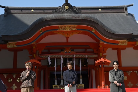 映画「東京リベンジャーズ2 血のハロウィン編 -運命- / -決戦-」決起集会イベントの様子。