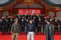 映画「東京リベンジャーズ2 血のハロウィン編 -運命- / -決戦-」決起集会イベントの様子。