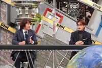 左から堀内健（ネプチューン）、高橋恭平（なにわ男子）。(c)フジテレビ