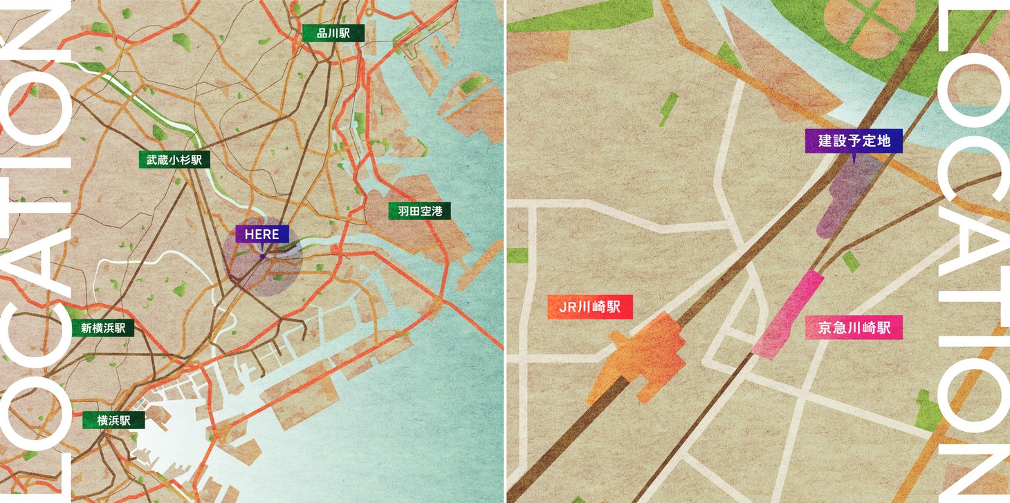 建設予定地ロケーションマップ