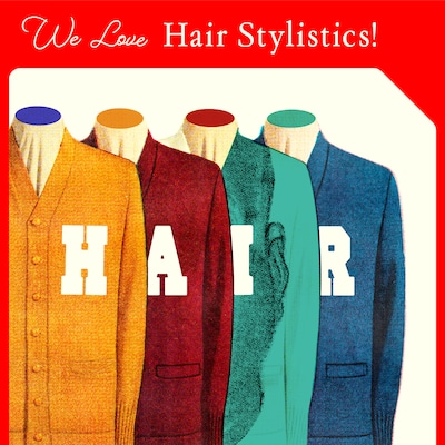コンピレーションアルバム「WE LOVE Hair Stylistics!」ジャケット (c)MATERIAL(Queer Nations)