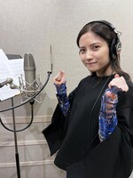 レコーディング中の桃月なしこ。(c)東映特撮ファンクラブ (c)2020 テレビ朝日・東映AG・東映