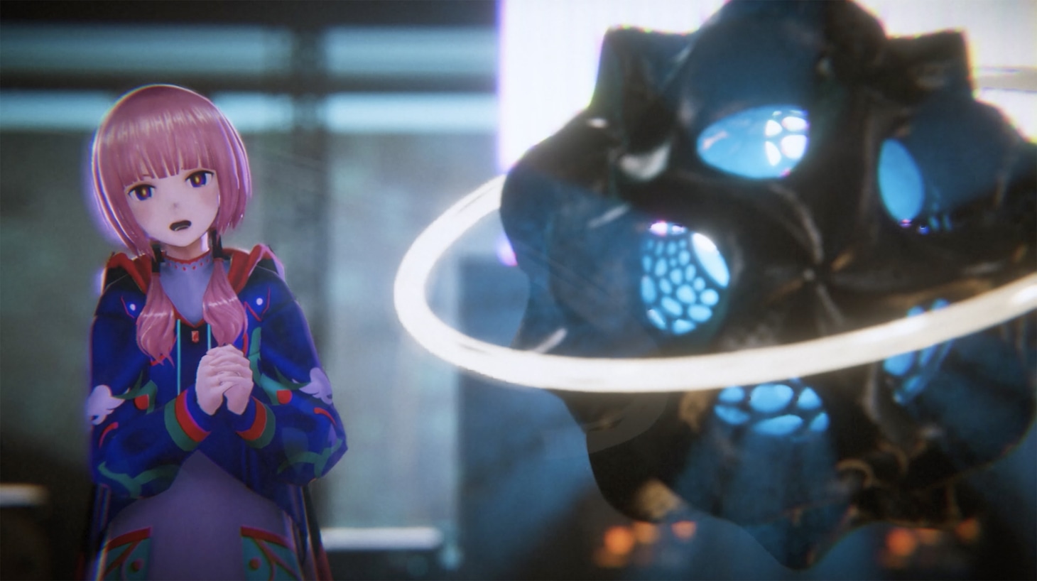 左から花譜、EMA。