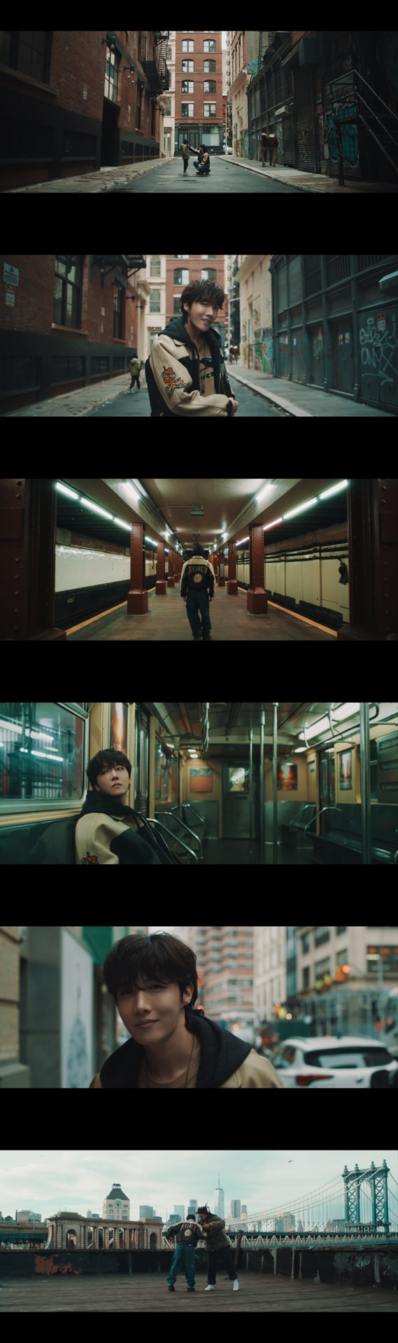 J-HOPE「on the street（with J. Cole）」ミュージックビデオより。(c)BIGHIT MUSIC
