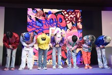 挨拶するBE:FIRST