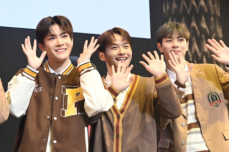 左から谷口太一、寺尾香信、福田歩汰。