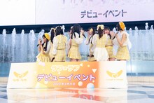 噴水に驚くラフ×ラフ。